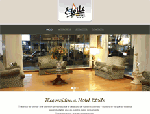 Tablet Screenshot of hoteletoilemdq.com